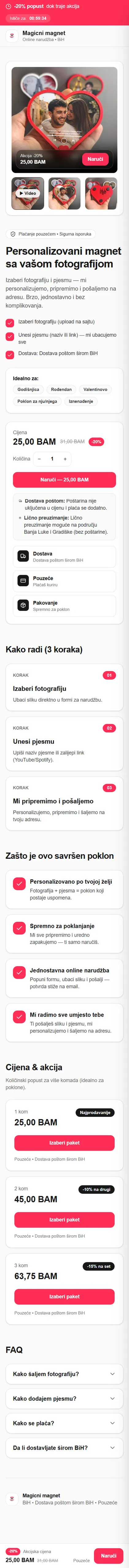 Mobilna verzija sajta Magični Magnet