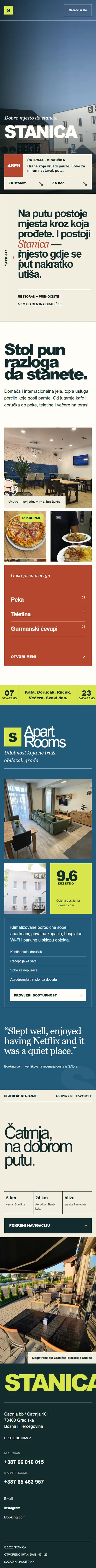 Mobilna verzija sajta Stanica